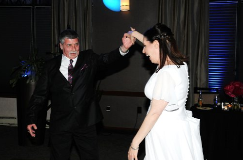 Bride dancing - DJ Rock My World