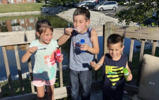 Lakeview Court Apartments - DJ Rock My World - Kids are the BEST bubble blowers!