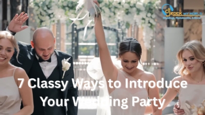 Wedding Party Entering Reception