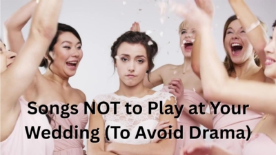 Unhappy Bride with Happy Bridemaids