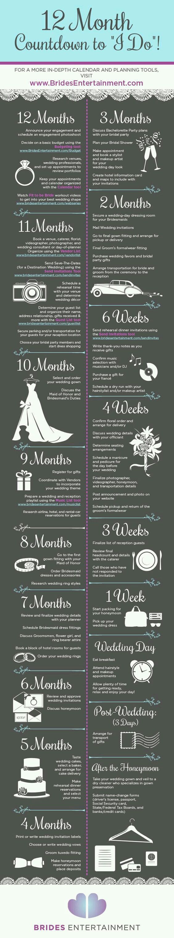 Counting Down The Days? Use This Handy Wedding Planner!