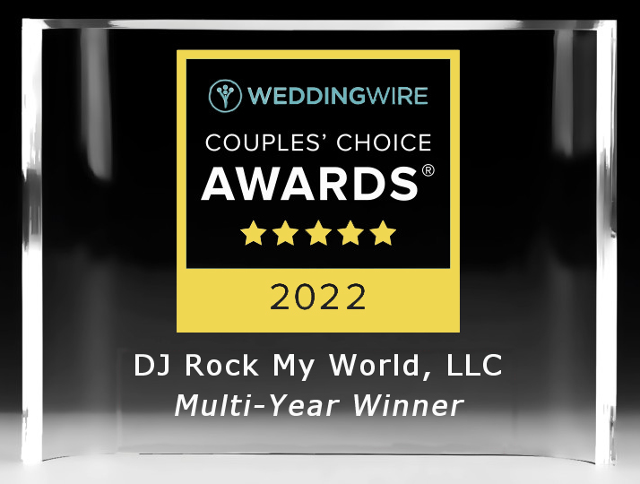 DJ Rock My World Wins WeddingWire’s Couples’ Choice Award For Third Year