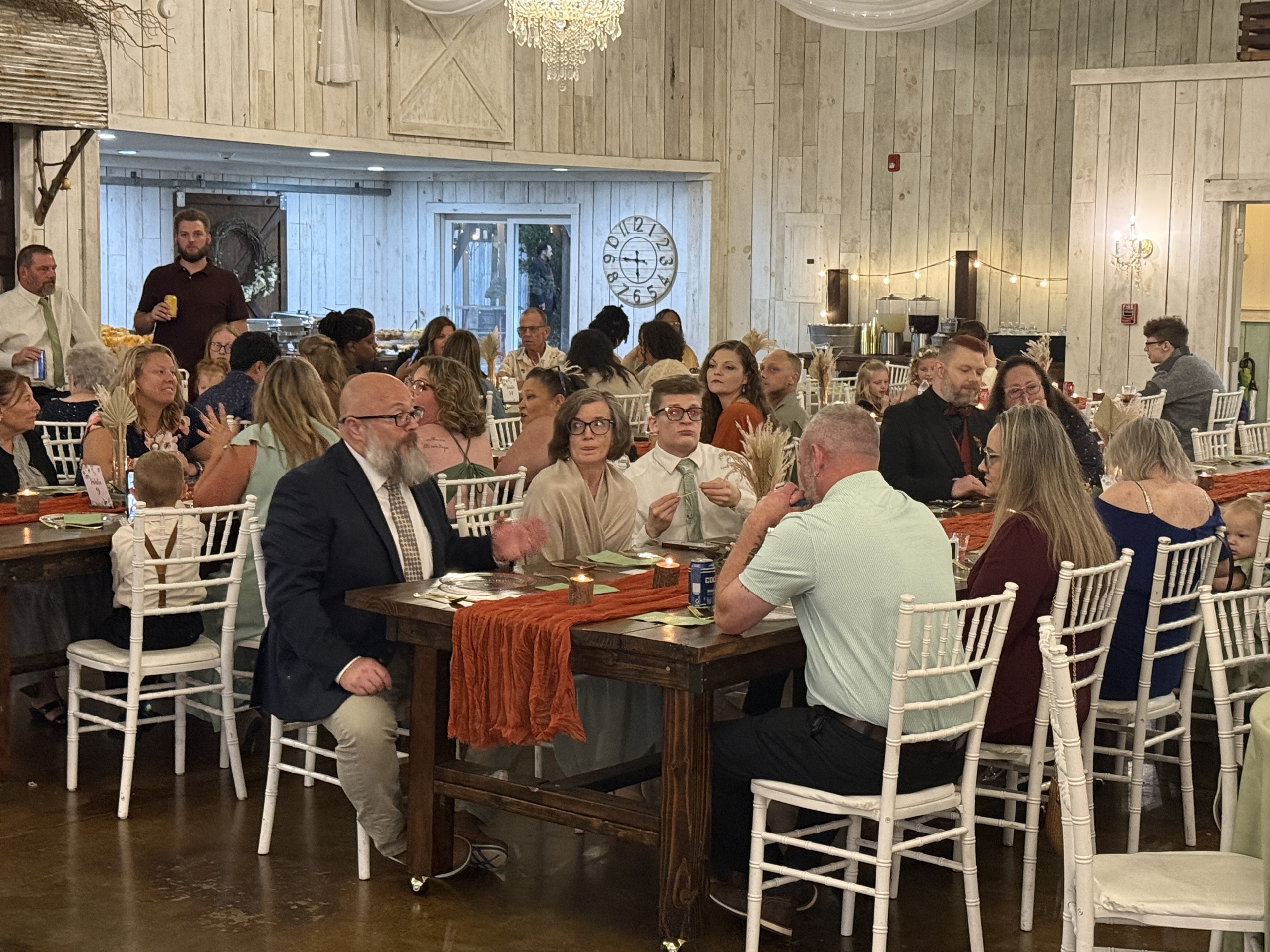 Sloan-Dean Guests at Tables