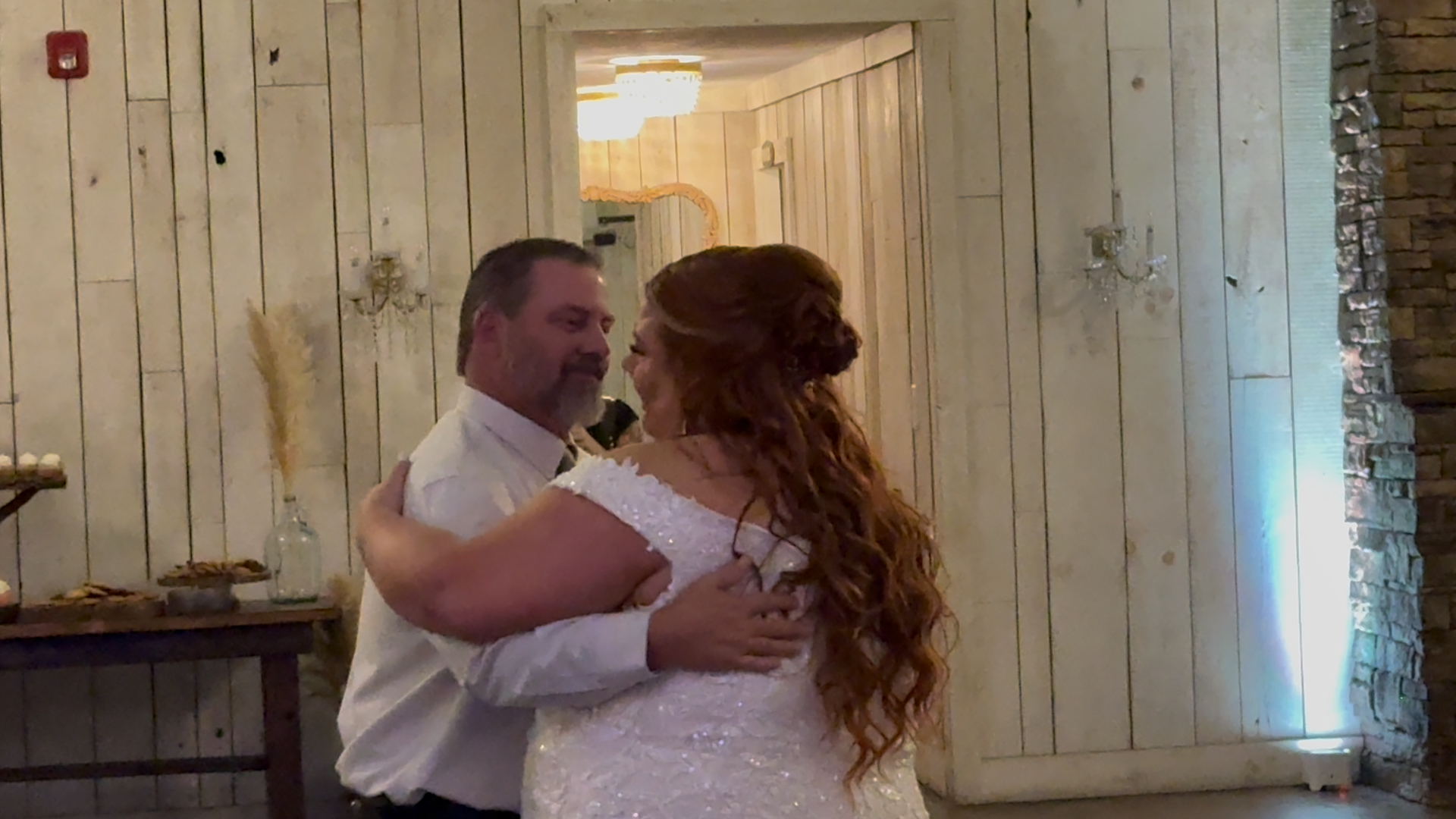 Sloan-Dean stepfather & bride