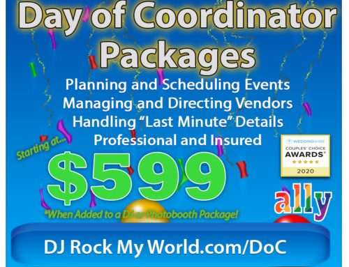 The DoC is IN!  New Day of Coordinator (DoC) Packages for Weddings and Events