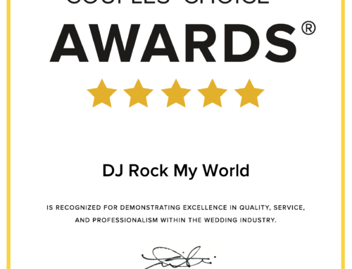 DJ Rock My World, LLC Wins WeddingWire “Couples’ Award” Again!