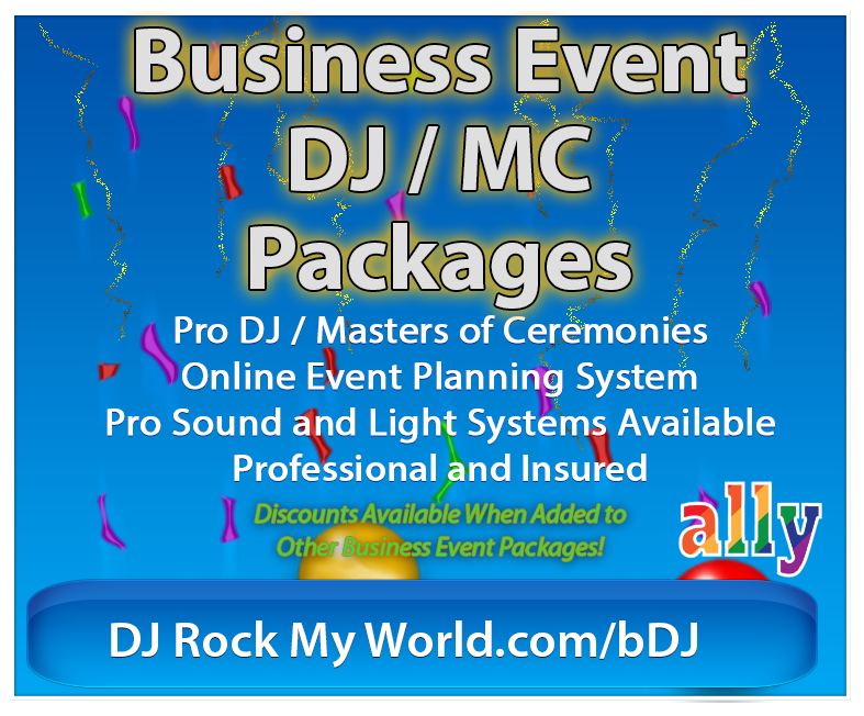 Business Event DJs / Masters of Ceremonies - DJ Rock My World.com