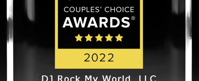 DJ Rock My World - WeddingWire Couples' Choice Award 2022