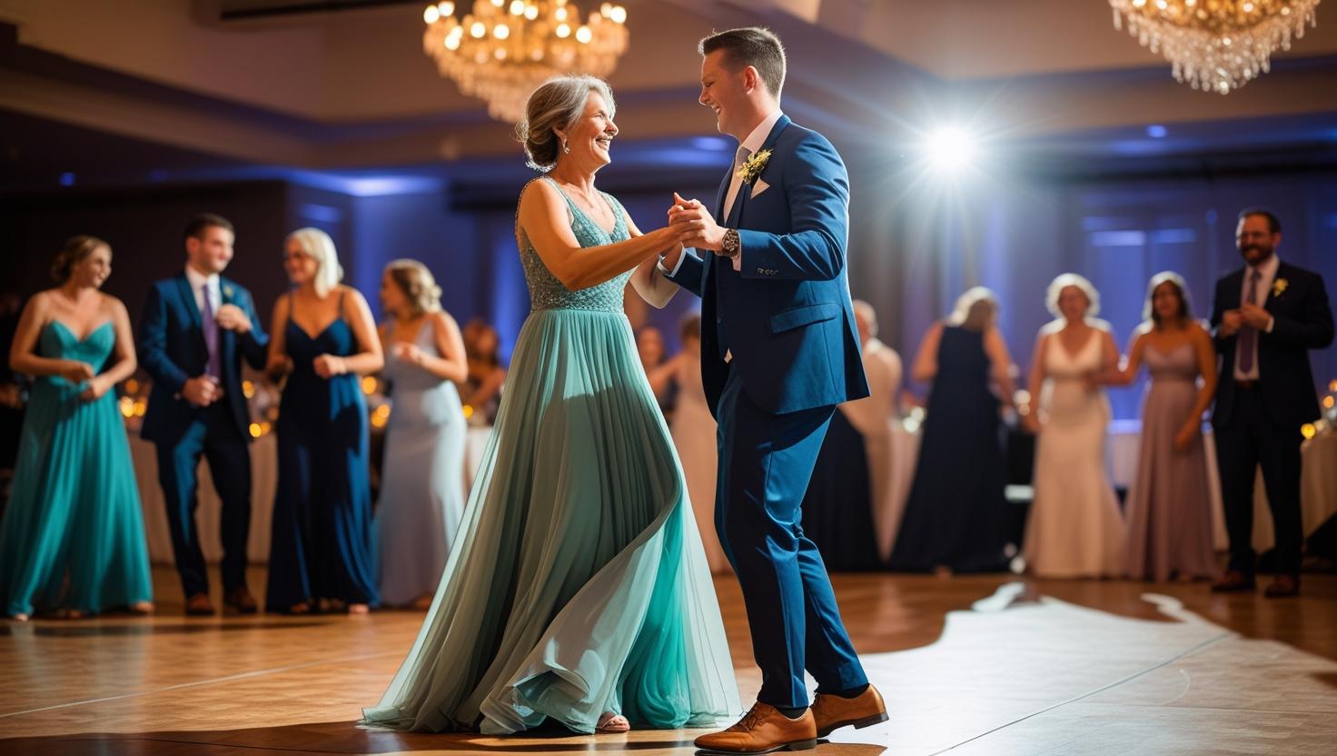 Mother and Son dancing DJ Rock My World