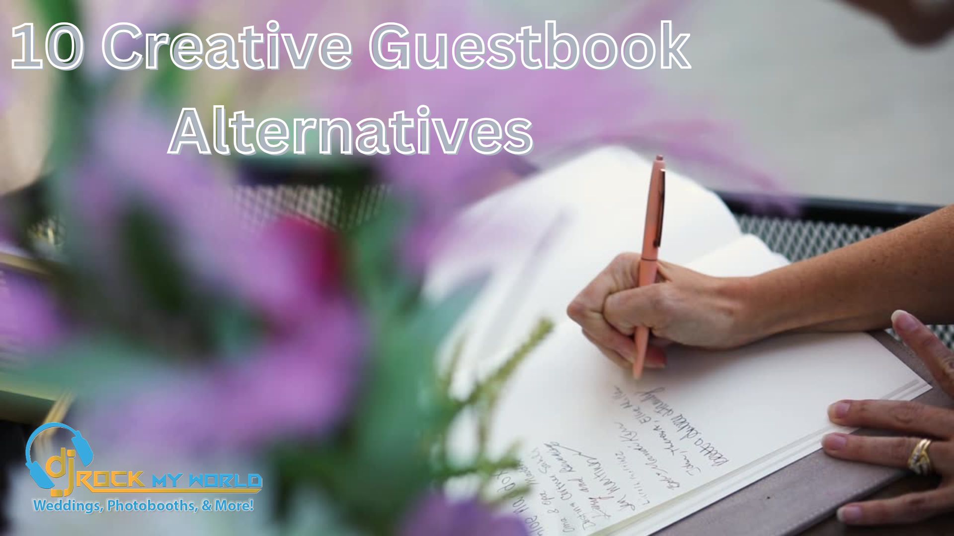 10 Creative Guest Book Alternatives - DJ Rock My World